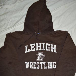 Men's Champion Medium Lehigh University Wresting Sweatshirt Hoodie